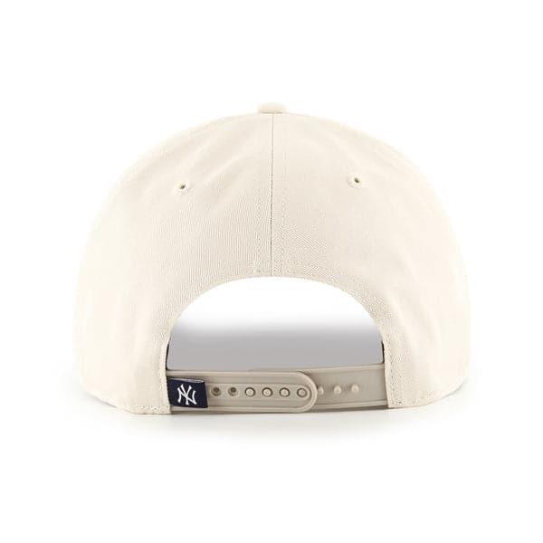 47 Brand Caps New York Yankees '47 MLB Team Script Nantasket Pre-Curved Snapback Hat - Bone