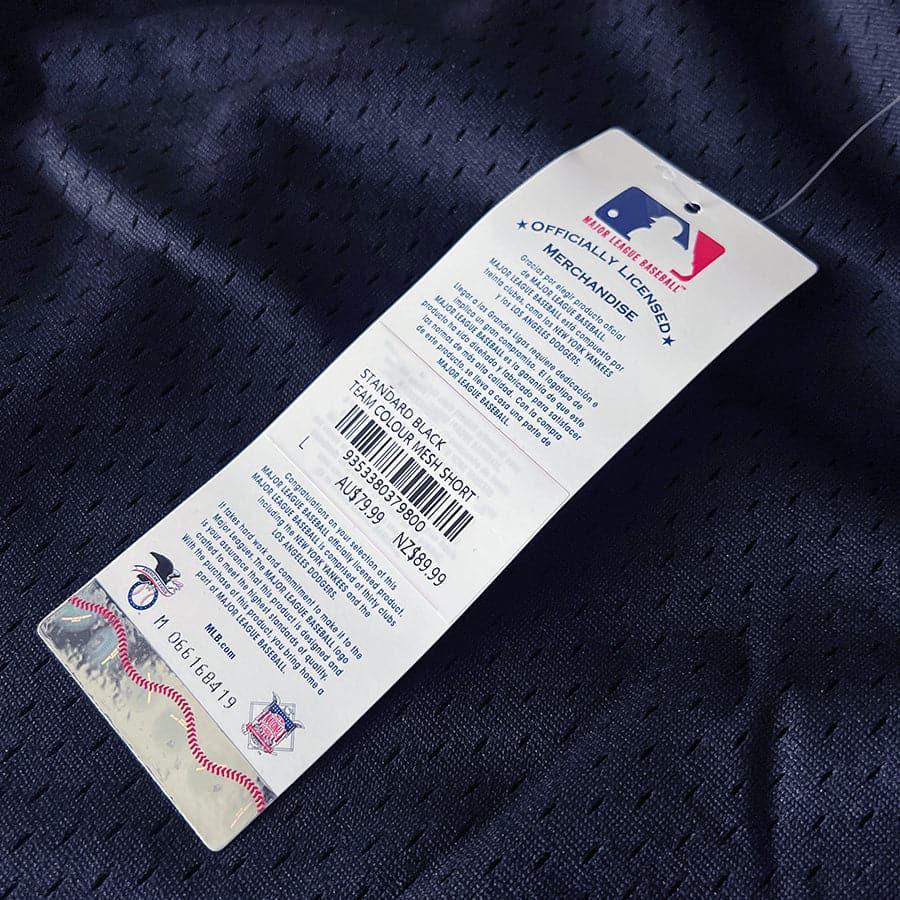 Majestic Athletic Shorts New York Yankees Majestic Athletic MLB Team Mesh Shorts - Navy