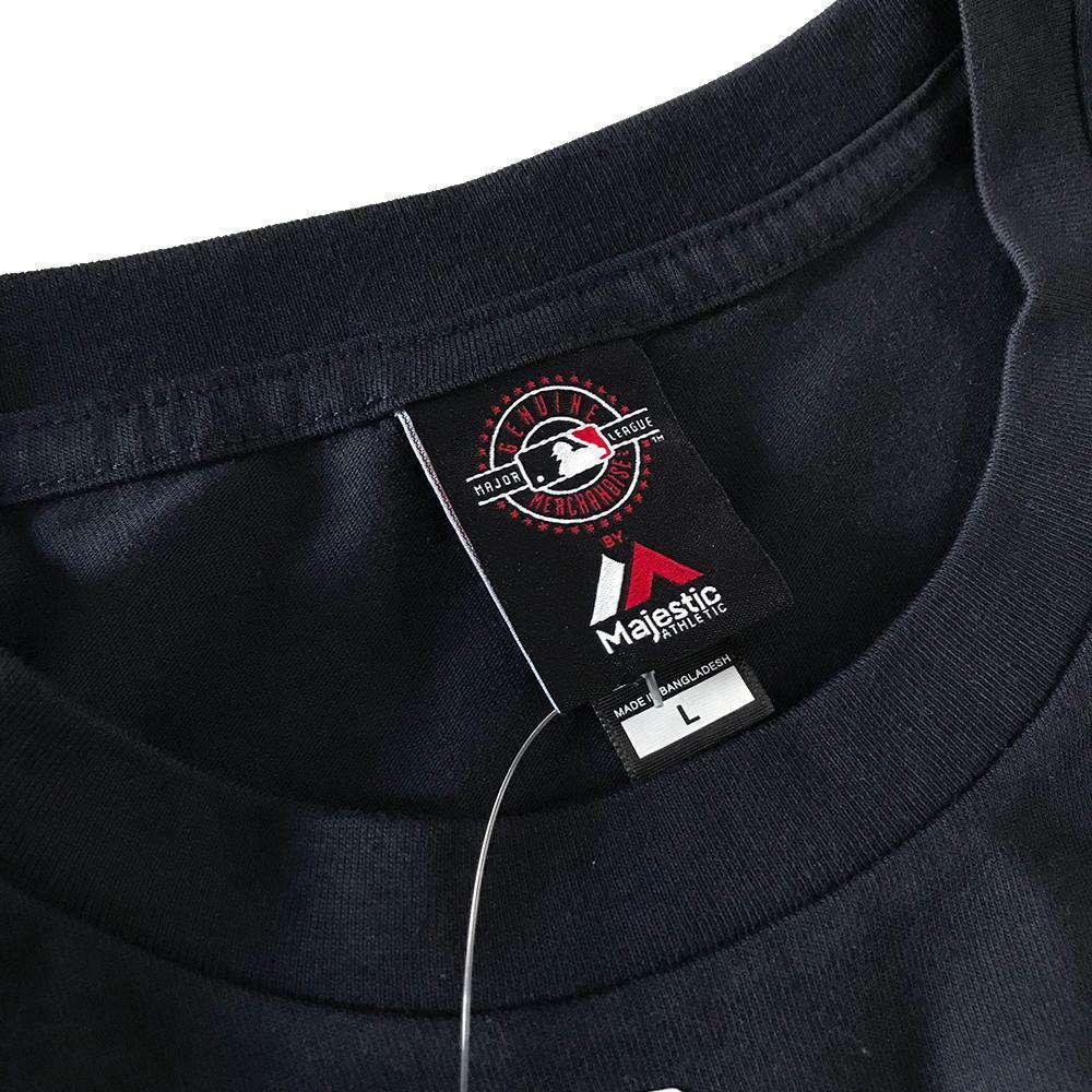 Majestic Athletic Long Sleeve Tees New York Yankees Majestic MLB Fentyn Long Sleeve T-Shirt - Navy