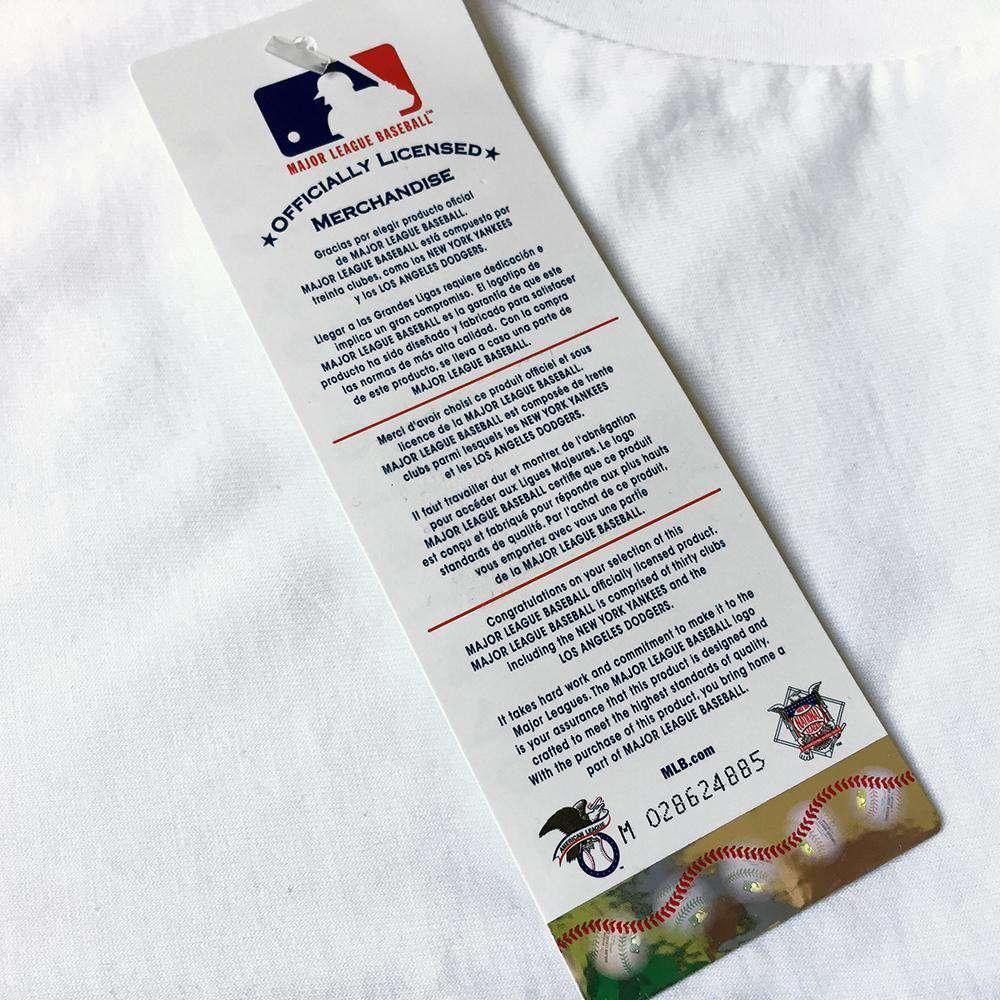 Majestic Athletic T-Shirts New York Yankees Majestic MLB Gamily Logo T-Shirt - White