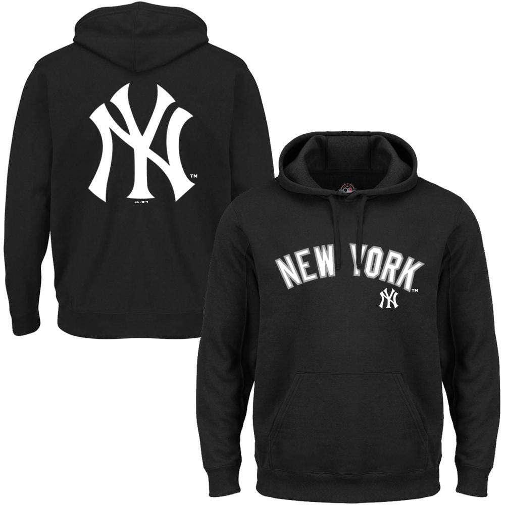 Majestic Athletic Jumpers S New York Yankees Majestic MLB Rolsher Hoodie Jumper - Black