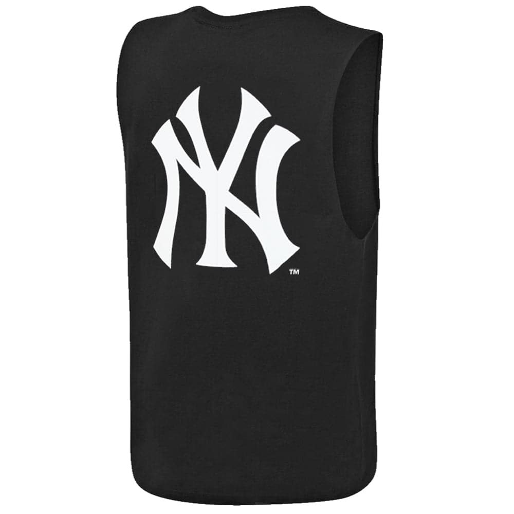 Majestic Athletic T-Shirts New York Yankees Majestic MLB Yisser Sleeveless Muscle T-Shirt - Black