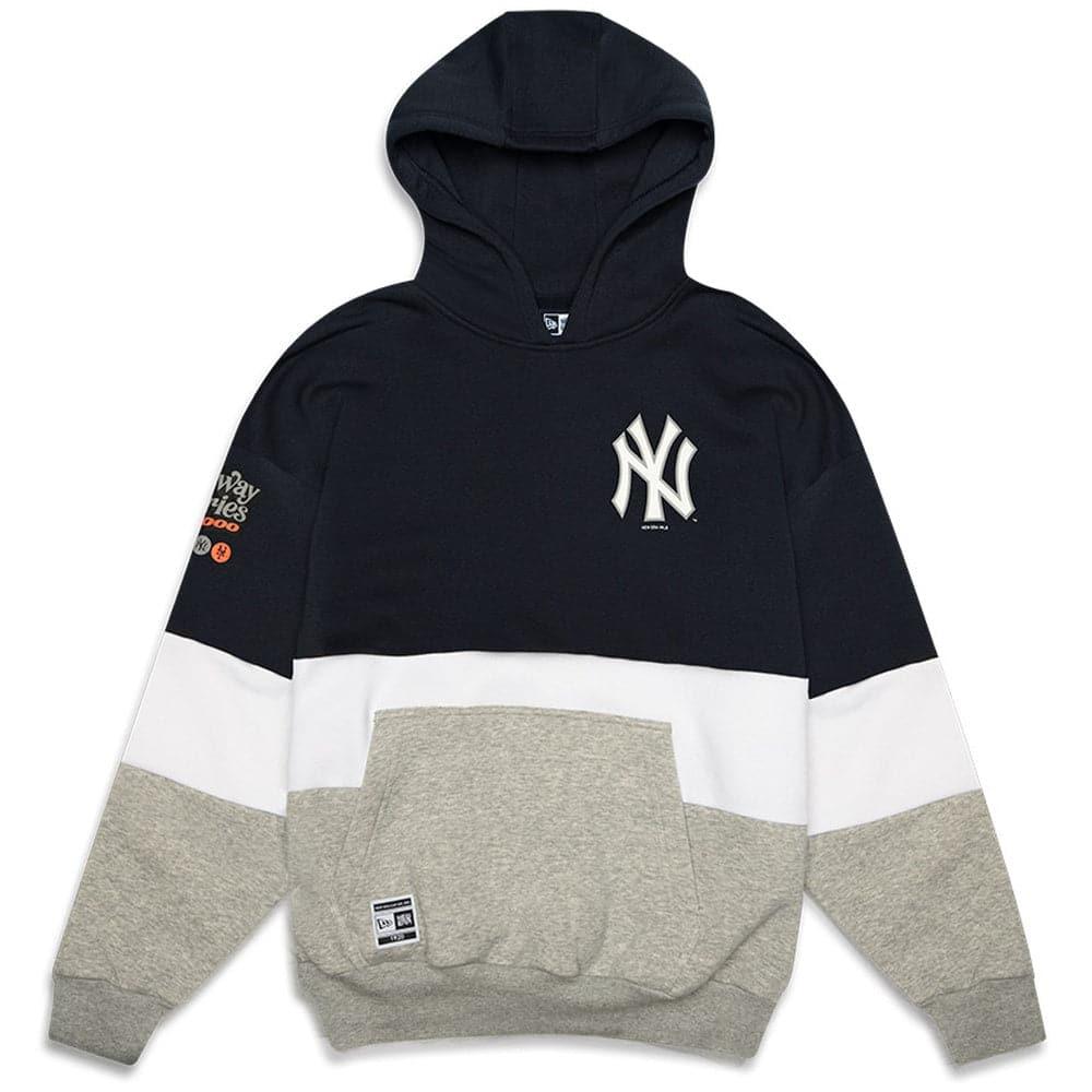 New Era Jumpers New York Yankees New Era MLB 00 Subway Series Oversized Hoodie Jumper