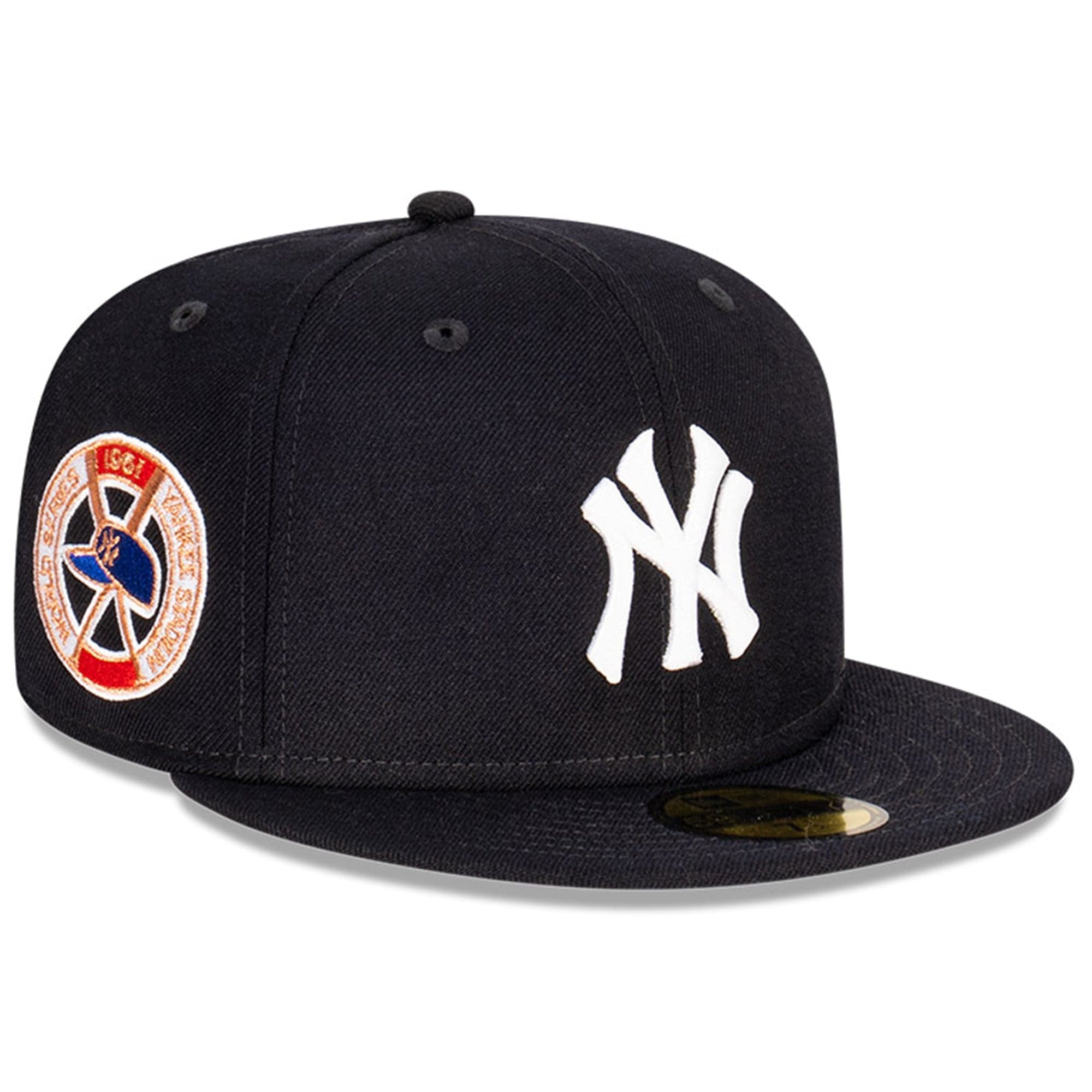 New Era Caps New York Yankees New Era MLB 1961 World Series Patch 59FIFTY Fitted Hat - Navy