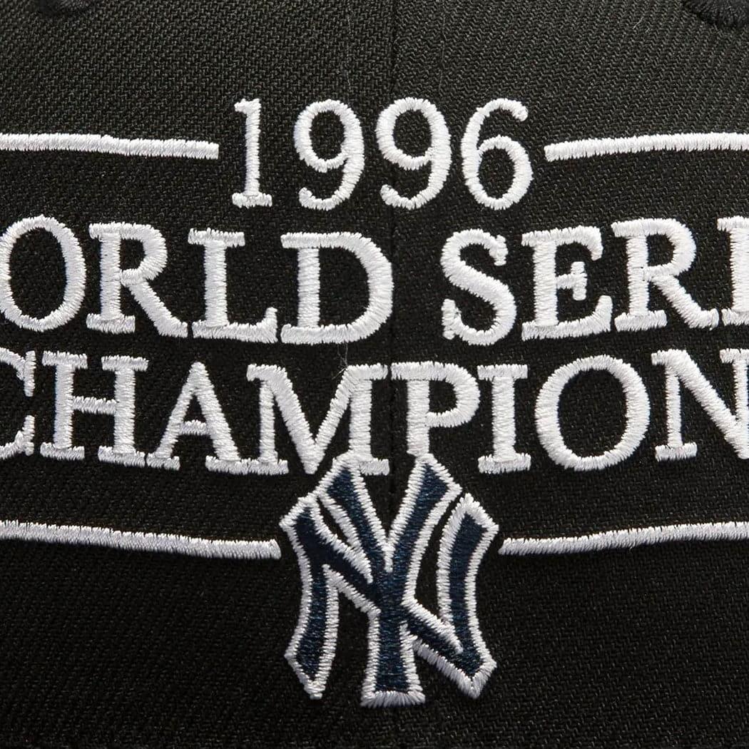 New Era Caps New York Yankees New Era MLB 1996 World Series Champions 9FIFTY Snapback Hat - Black