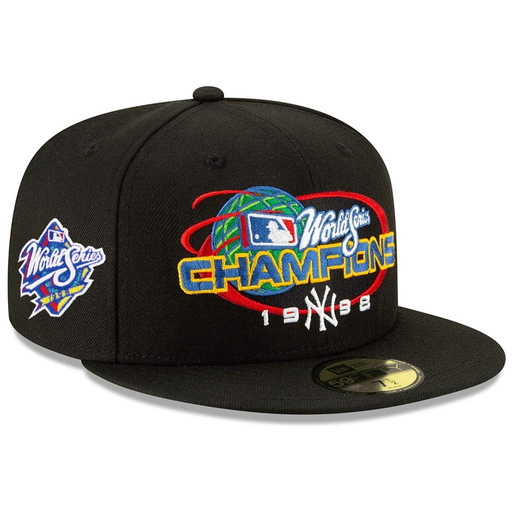 New Era Caps New York Yankees New Era MLB 1998 World Champions 59FIFTY Fitted Hat - Black