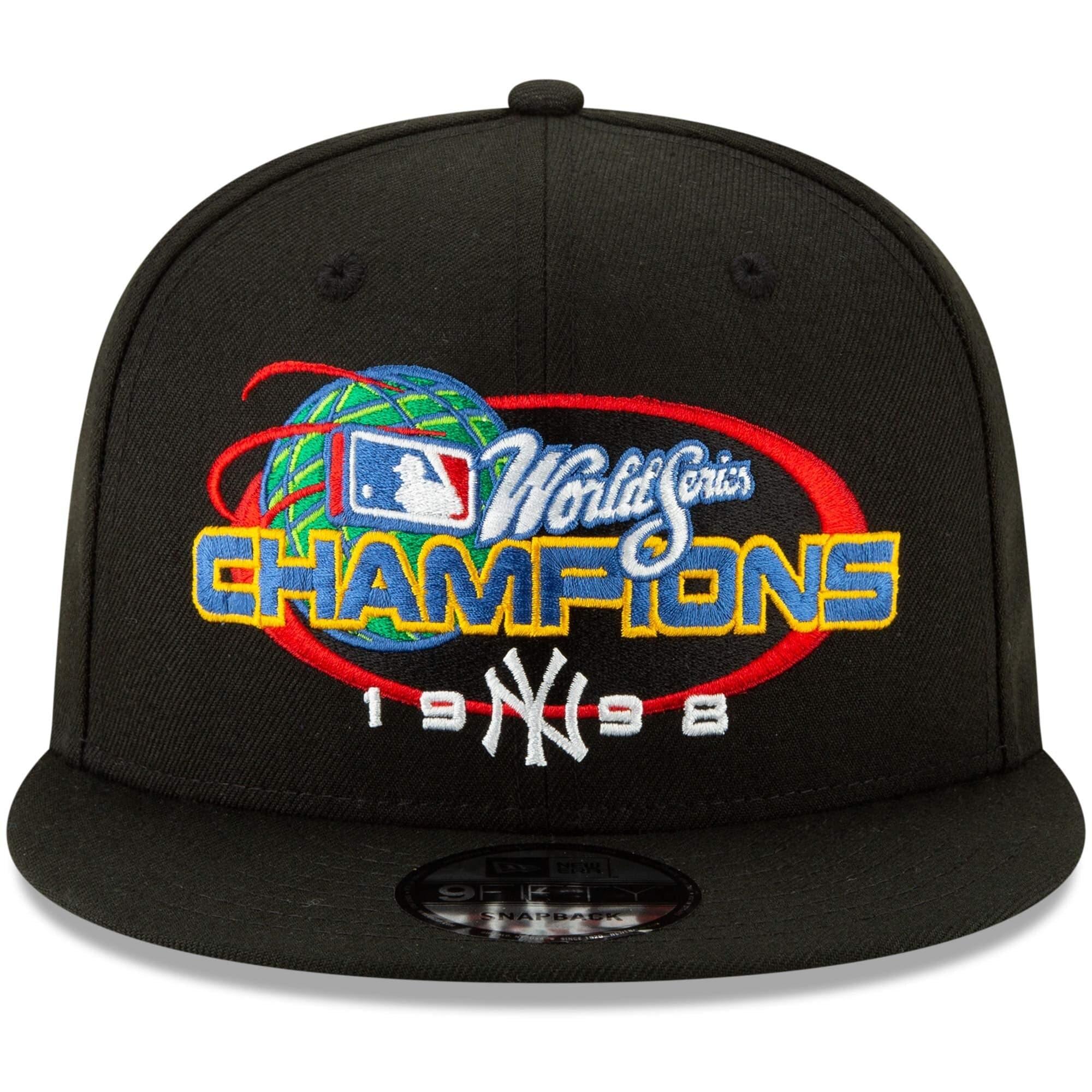 New Era Caps New York Yankees New Era MLB 1998 World Series Champions 9FIFTY Snapback Hat - Black