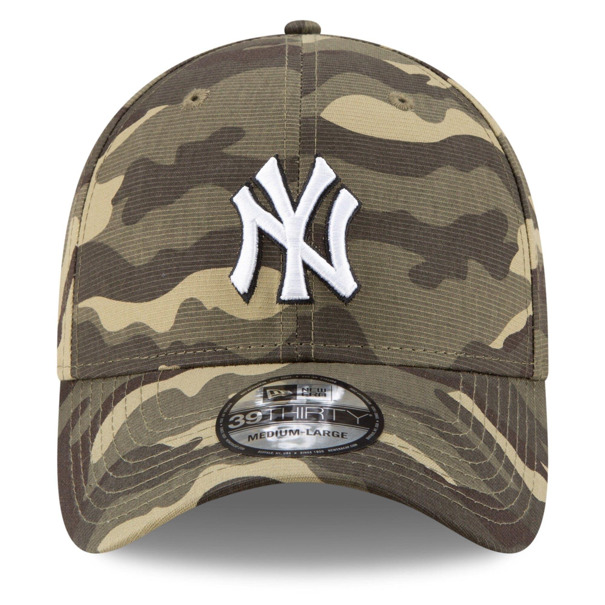 New Era Caps New York Yankees New Era MLB 2021 Armed Forces 39THIRTY Flex Fit Curve Hat - Camo