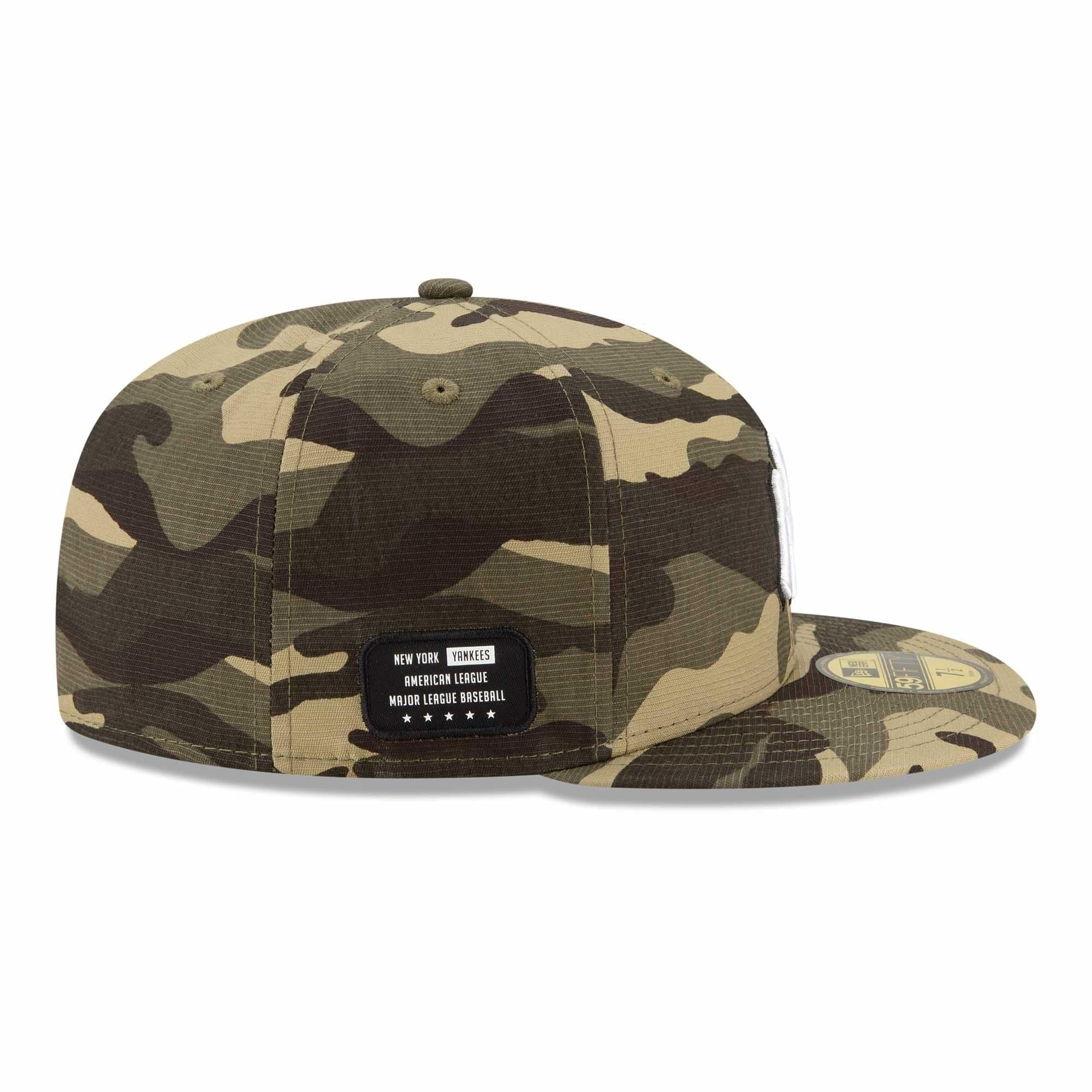 New Era Caps New York Yankees New Era MLB 2021 Armed Forces 59FIFTY Fitted Hat - Camo