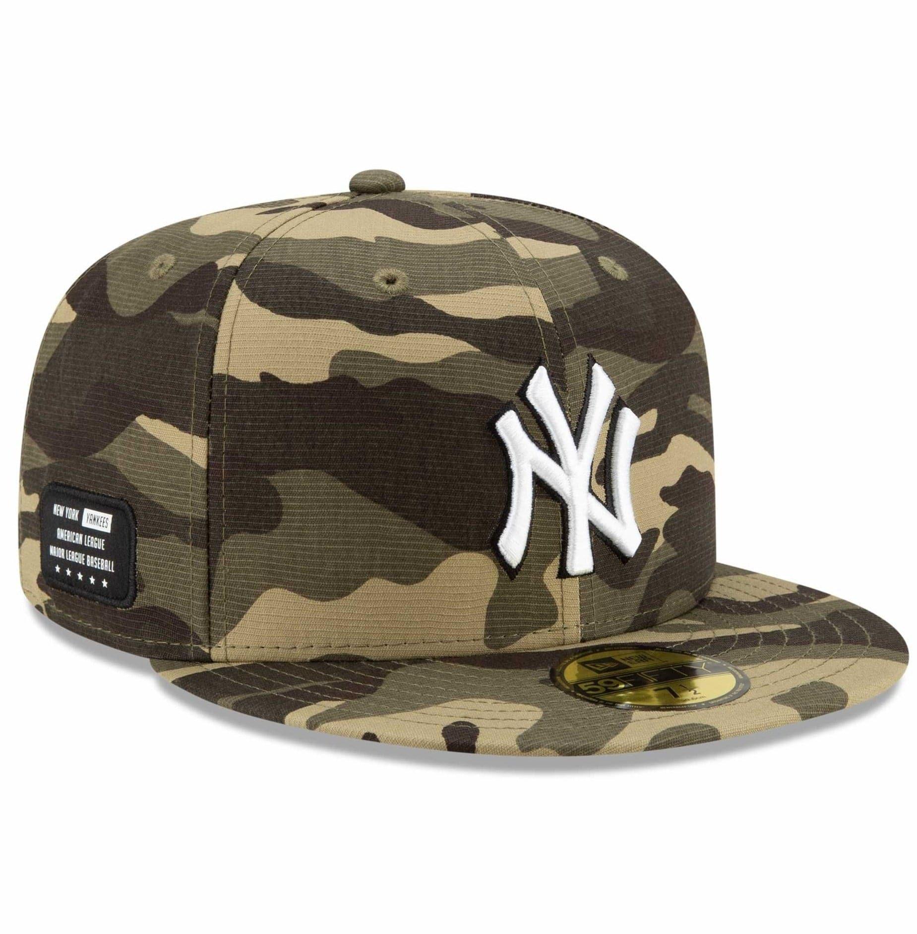 New Era Caps New York Yankees New Era MLB 2021 Armed Forces 59FIFTY Fitted Hat - Camo