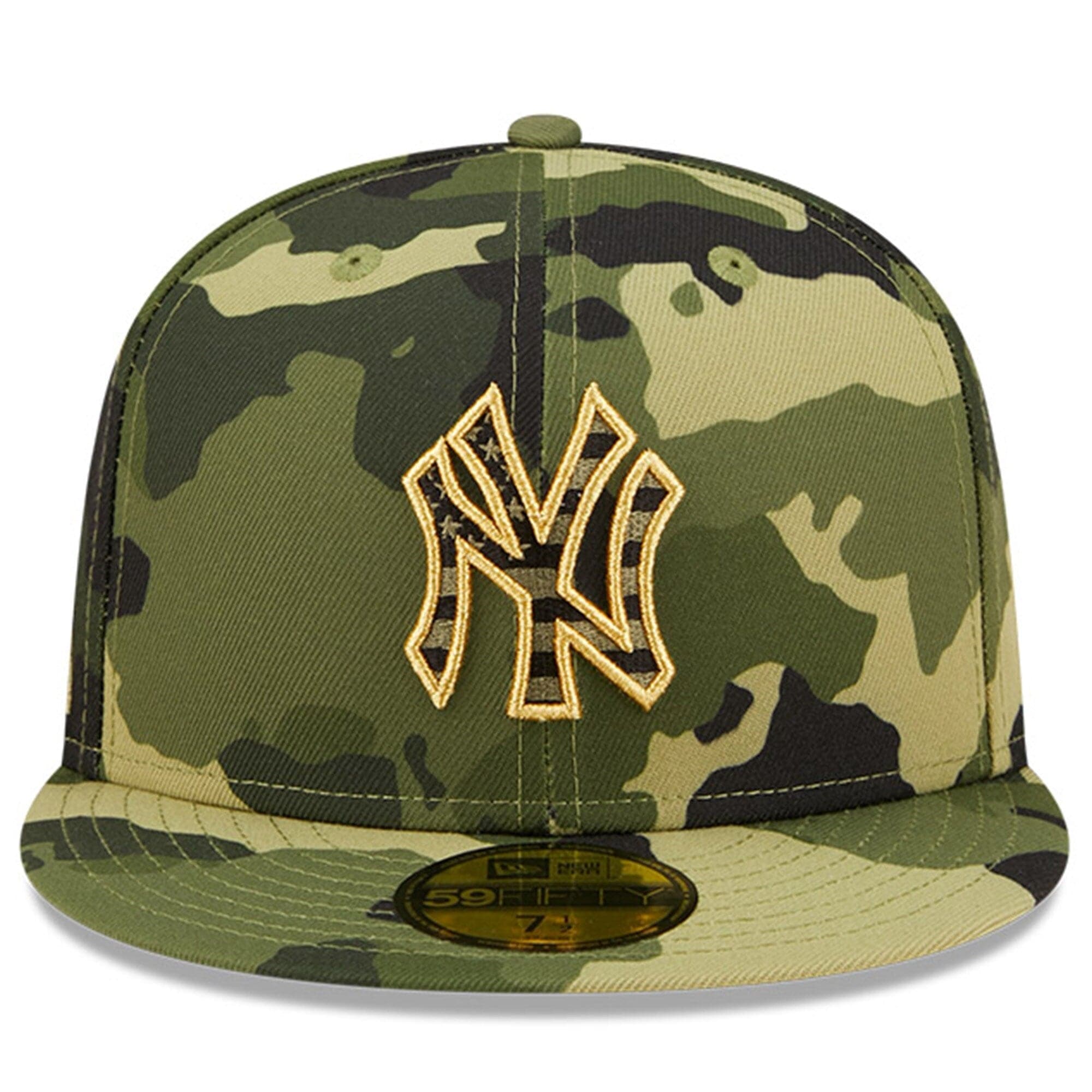 New Era Caps New York Yankees New Era MLB 2022 Armed Forces 59FIFTY Fitted Hat - Camo