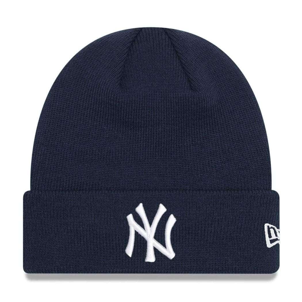 New Era Beanies New York Yankees New Era MLB 6 Dart Team Cuff Knit Beanie - Navy