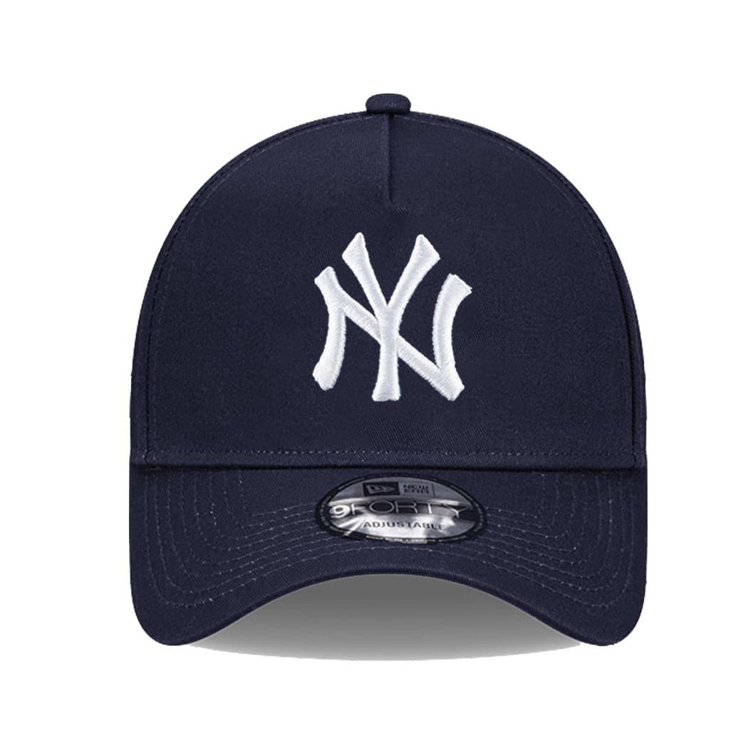 New Era Caps New York Yankees New Era MLB 96 World Series Patch 9FORTY A-Frame Curve Snapback Hat - Navy