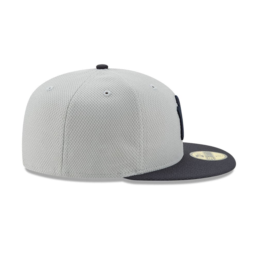 New Era Caps New York Yankees New Era MLB Alt Diamond Era Performance 59FIFTY Fitted Hat - Grey