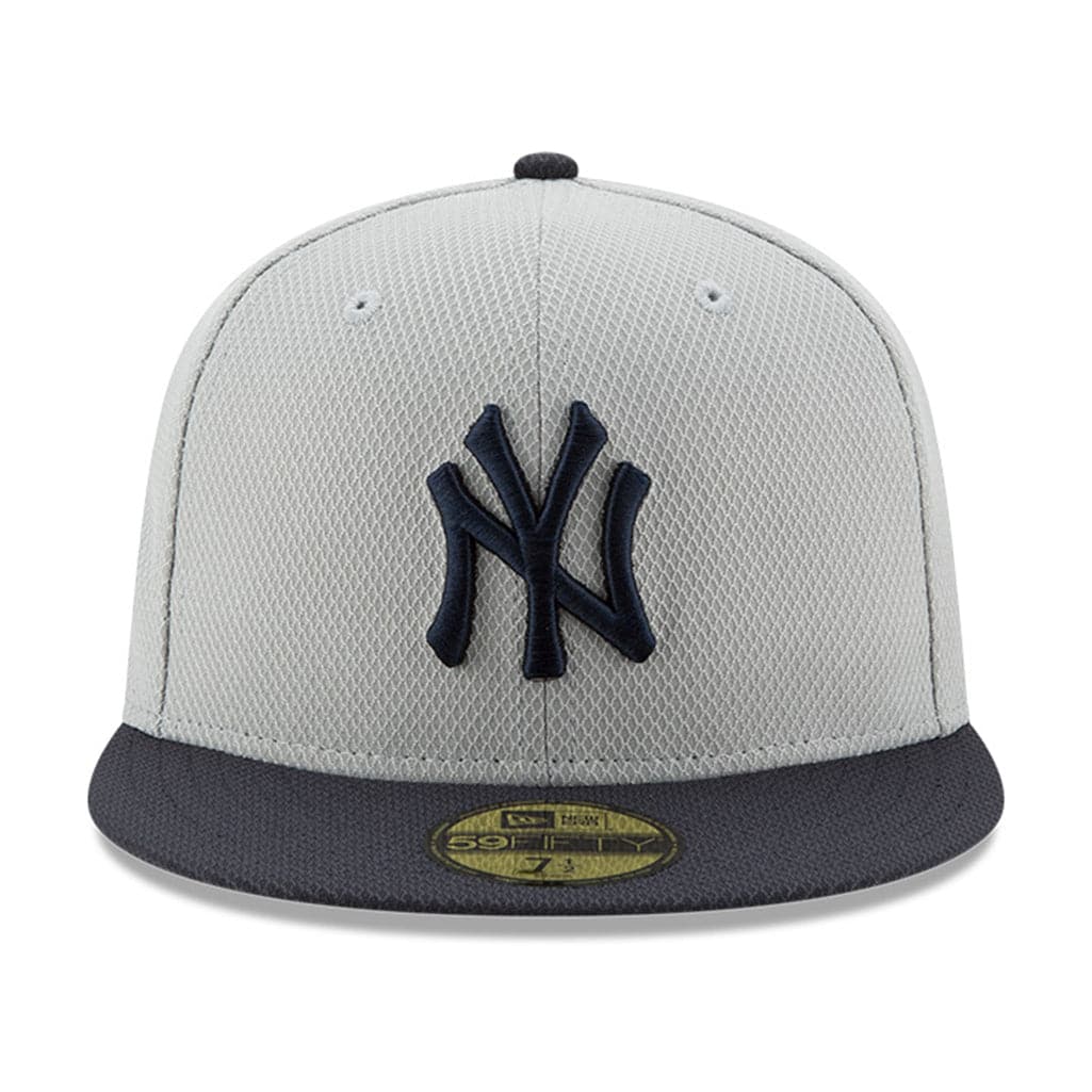 New Era Caps New York Yankees New Era MLB Alt Diamond Era Performance 59FIFTY Fitted Hat - Grey
