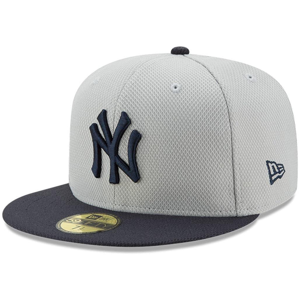 New Era Caps New York Yankees New Era MLB Alt Diamond Era Performance 59FIFTY Fitted Hat - Grey