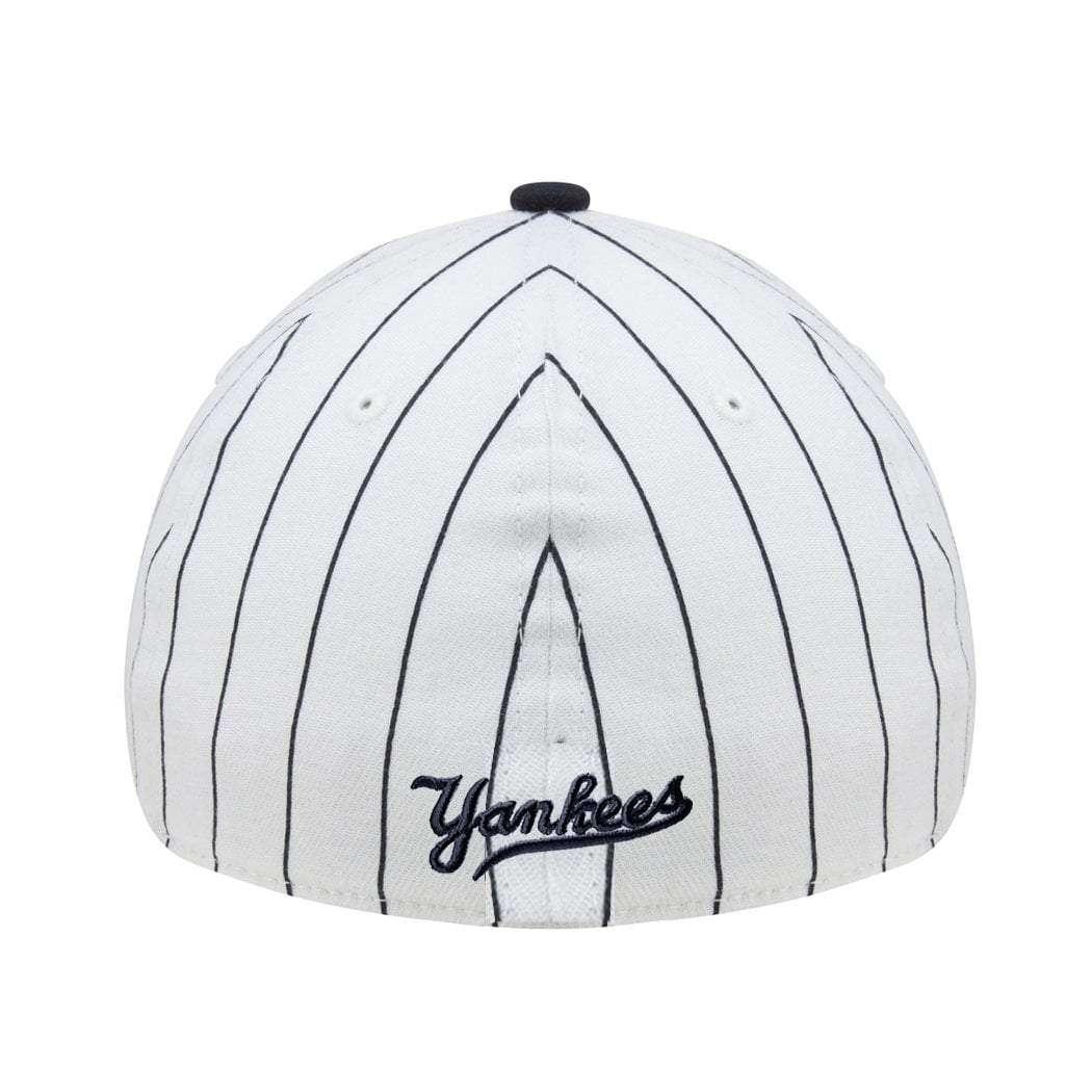 New Era Caps New York Yankees New Era MLB Alt Logo 39THIRTY Stretch-Fit Curve Hat - White