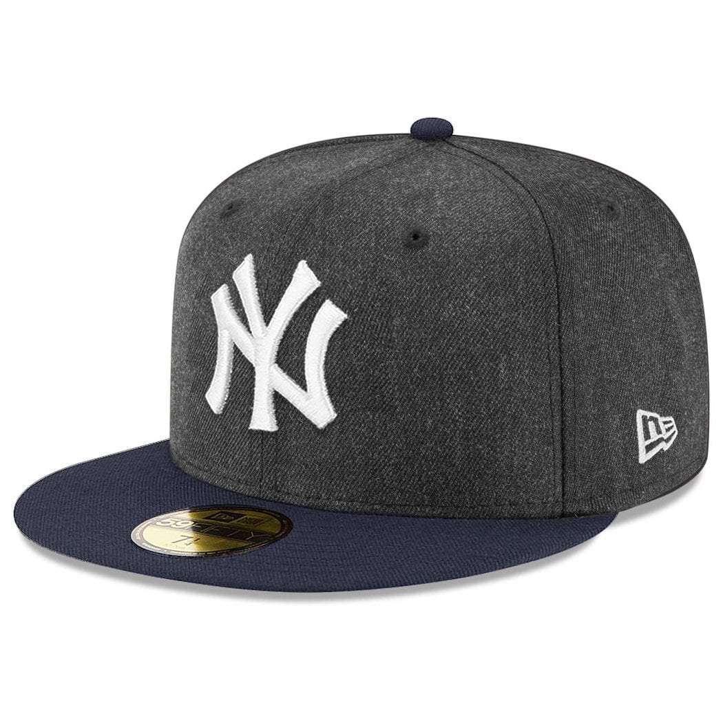 New Era Caps New York Yankees New Era MLB Alt Shadow 59FIFTY Fitted Hat - Heather Graphite