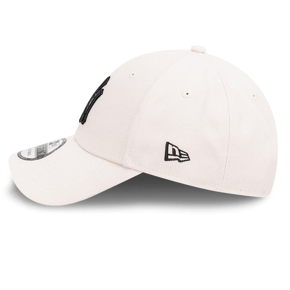 New Era Caps New York Yankees New Era MLB Black Tonal 9FORTY Snapback Curve Hat - Stone