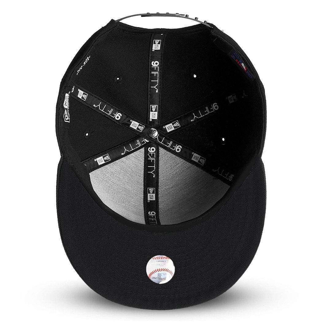 New Era Caps New York Yankees New Era MLB Gold Logo 9FIFTY Snapback Hat - Black