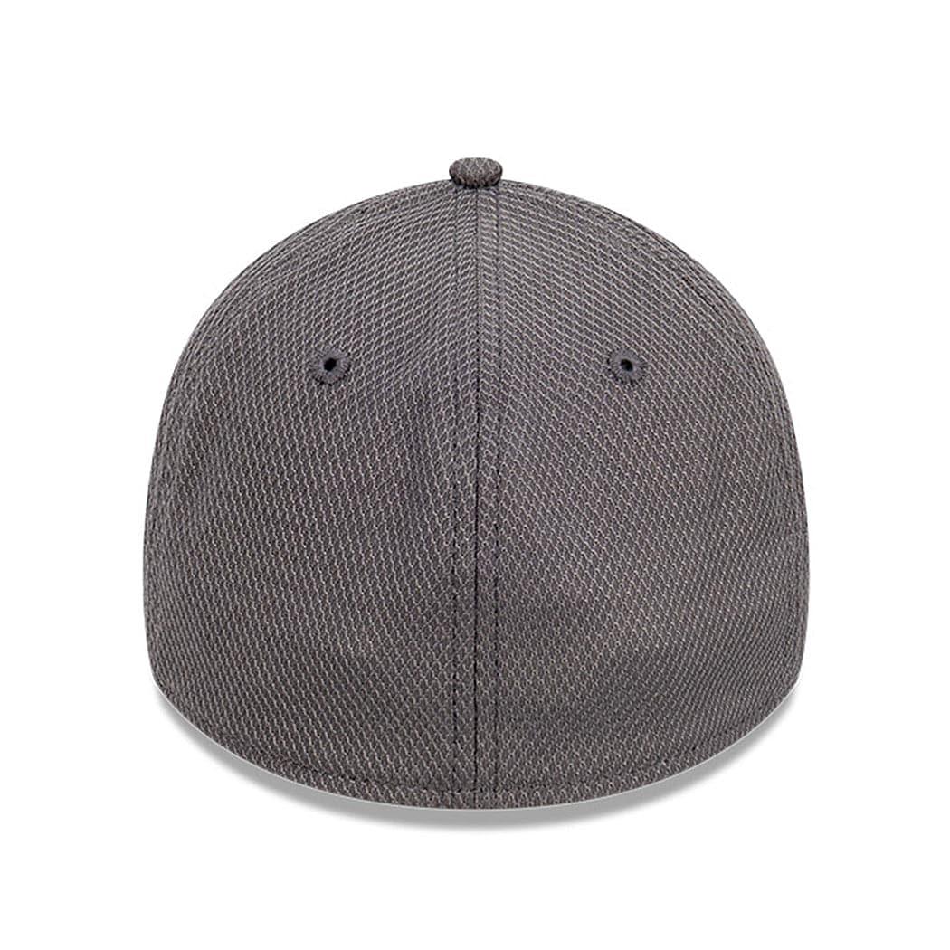 New Era Caps New York Yankees New Era MLB Graphite Diamond Era 39THIRTY Stretch Fit Hat - Grey