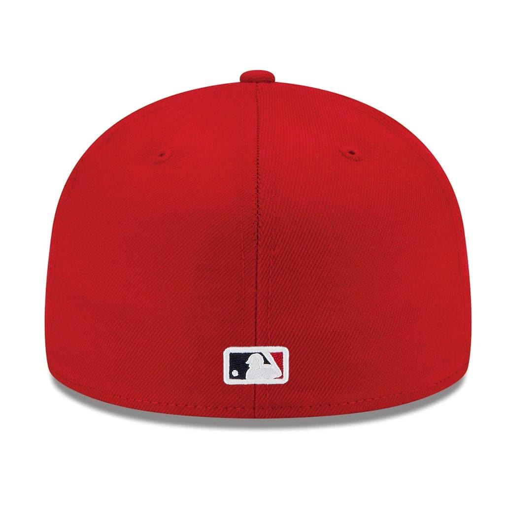 New Era Caps New York Yankees New Era MLB Scarlet Pop 59FIFTY Fitted Hat - Red