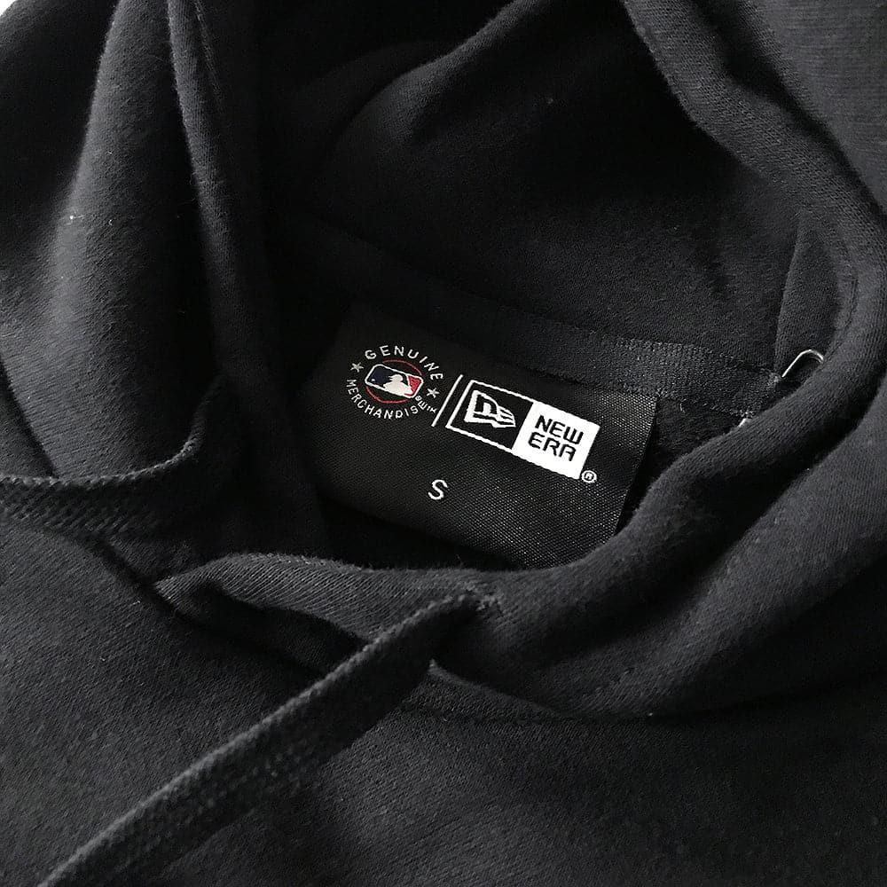 New Era Jumpers New York Yankees New Era MLB Seasonal Script Hoodie Jumper - Black