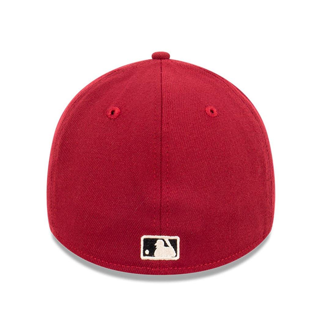 New Era Caps New York Yankees New Era MLB Stone Team 39THIRTY Stretch Fit Hat - Cardinal