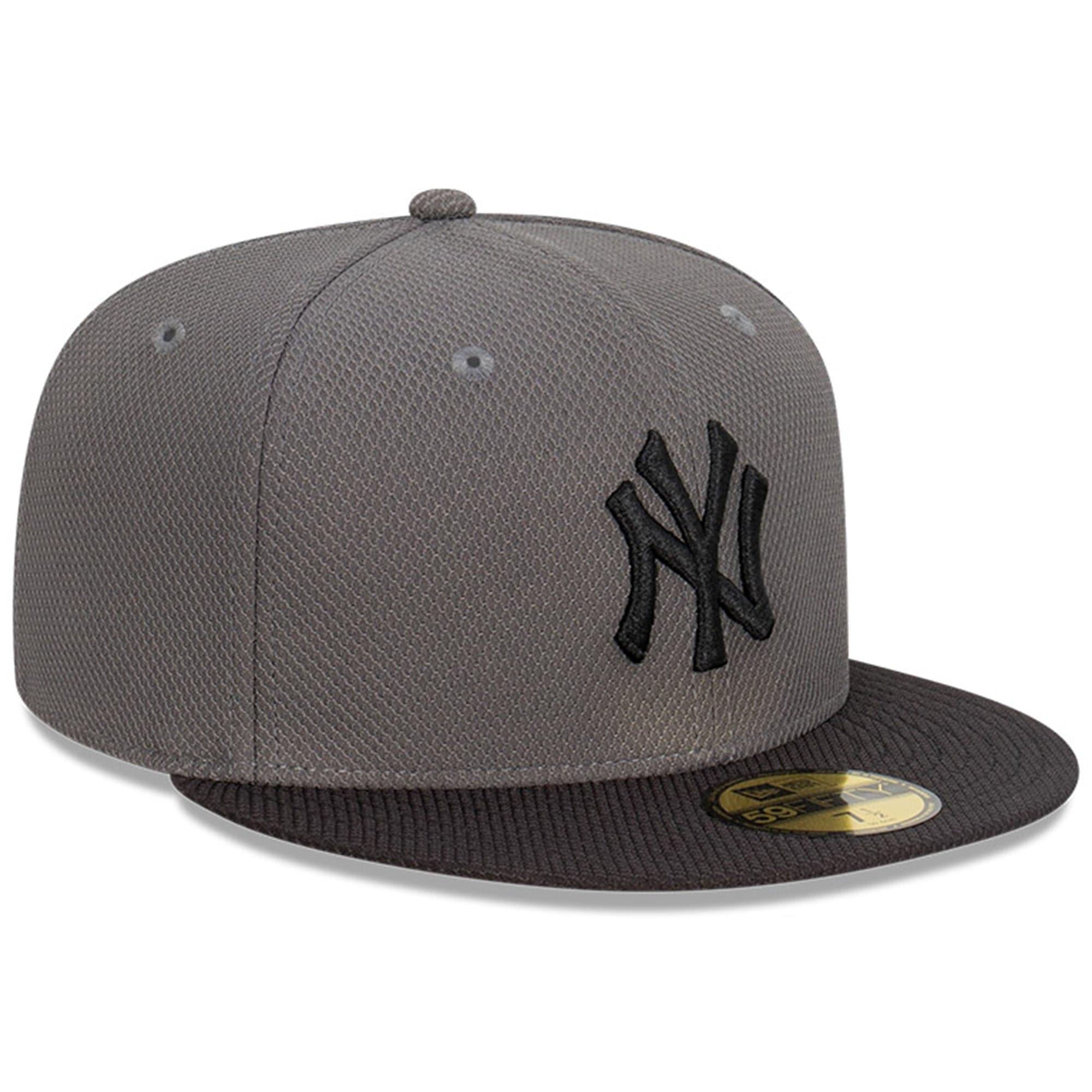 New Era Caps New York Yankees New Era MLB Storm Diamond Era 59FIFTY Fitted Hat - Graphite