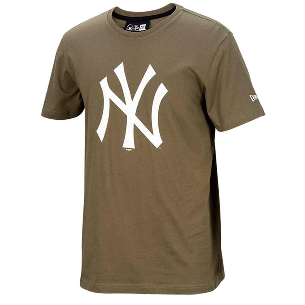New Era T-Shirts New York Yankees New Era MLB Team Basic T-Shirt - Olive