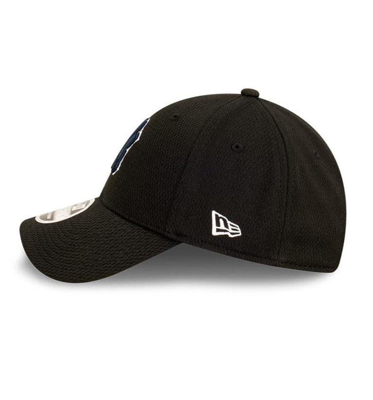 New Era Caps New York Yankees New Era MLB Team Dash Mesh 9FORTY Stretch Snapback Curve Hat - Black