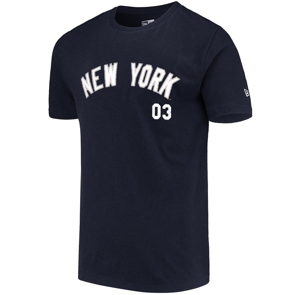 New Era T-Shirts New York Yankees New Era MLB Team Lockup T-Shirt - Navy