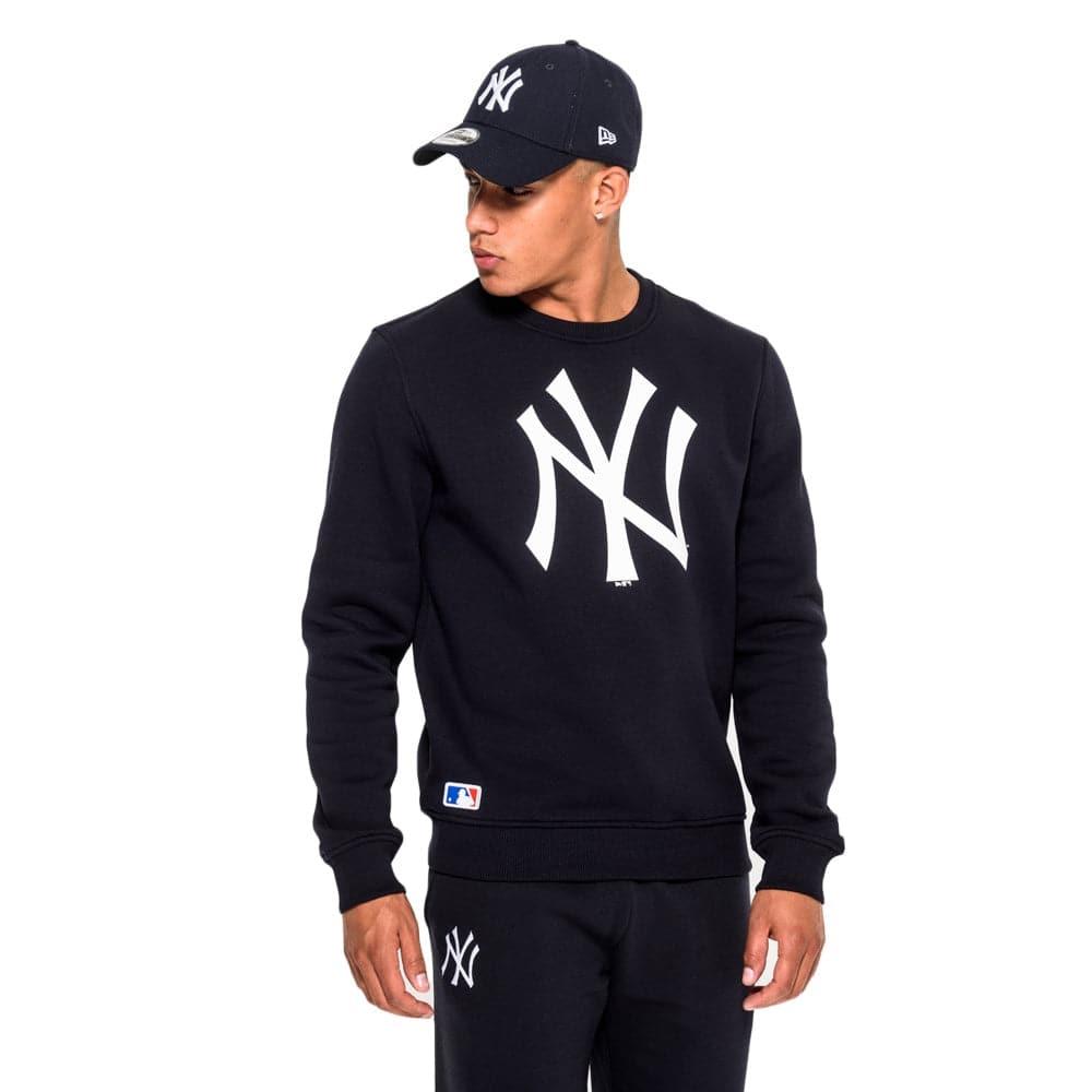 New Era Jumpers New York Yankees New Era MLB Team Logo Crew Jumper - Navy