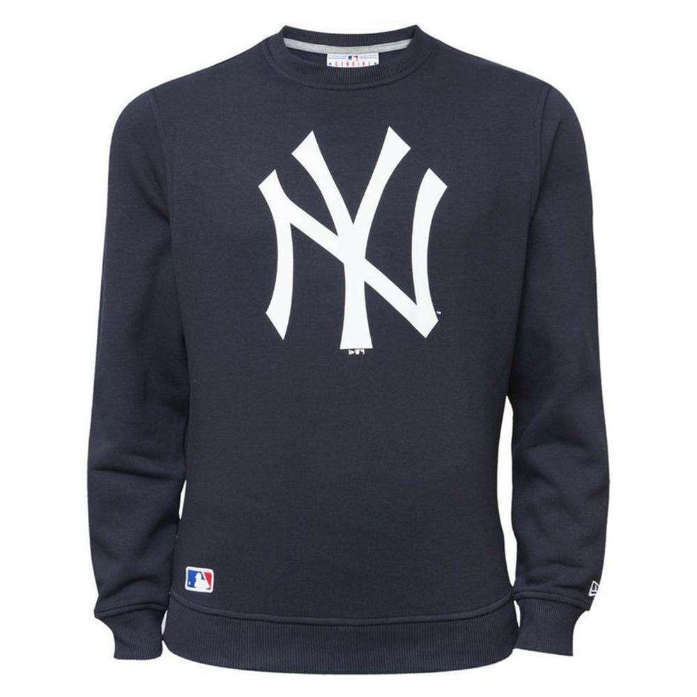 New Era Jumpers New York Yankees New Era MLB Team Logo Crew Jumper - Navy