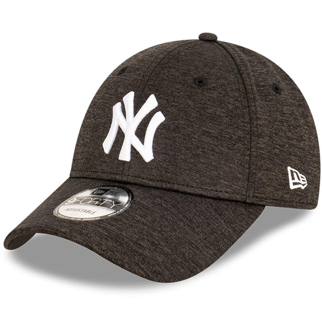 New Era Caps New York Yankees New Era MLB Team Shadow Tech 9FORTY Cloth Strap Hat - Graphite
