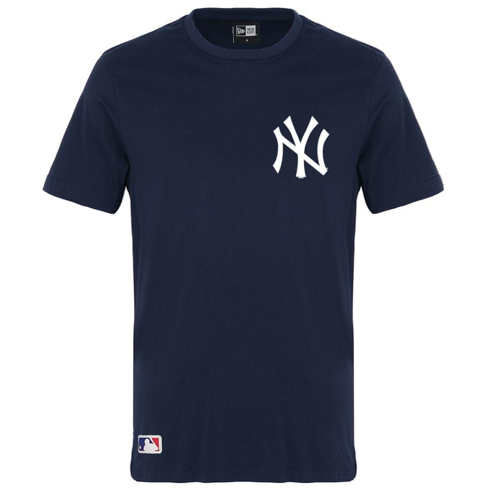 New Era T-Shirts New York Yankees New Era MLB Wordmark Repeat T-Shirt - Navy
