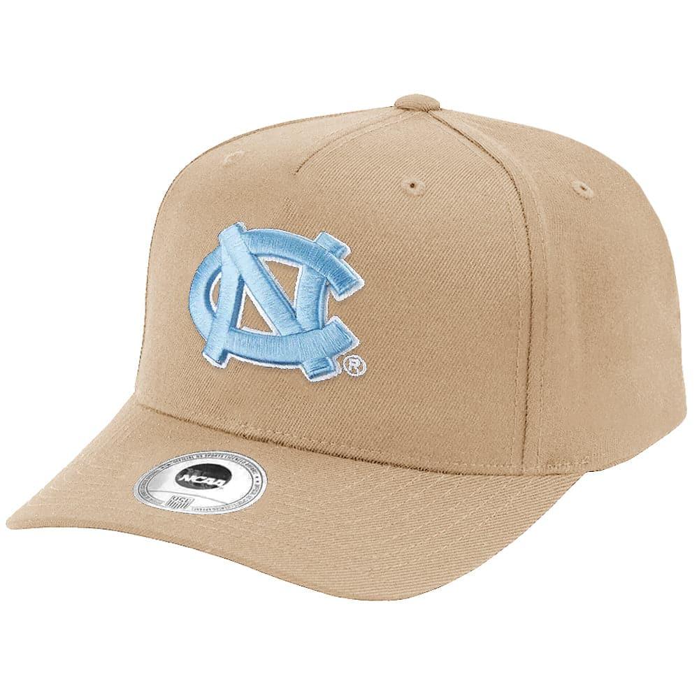 NCAA Branded Caps North Carolina Tar Heals NCAA Core Crest Team Logo 110 Snapback Hat - Clay