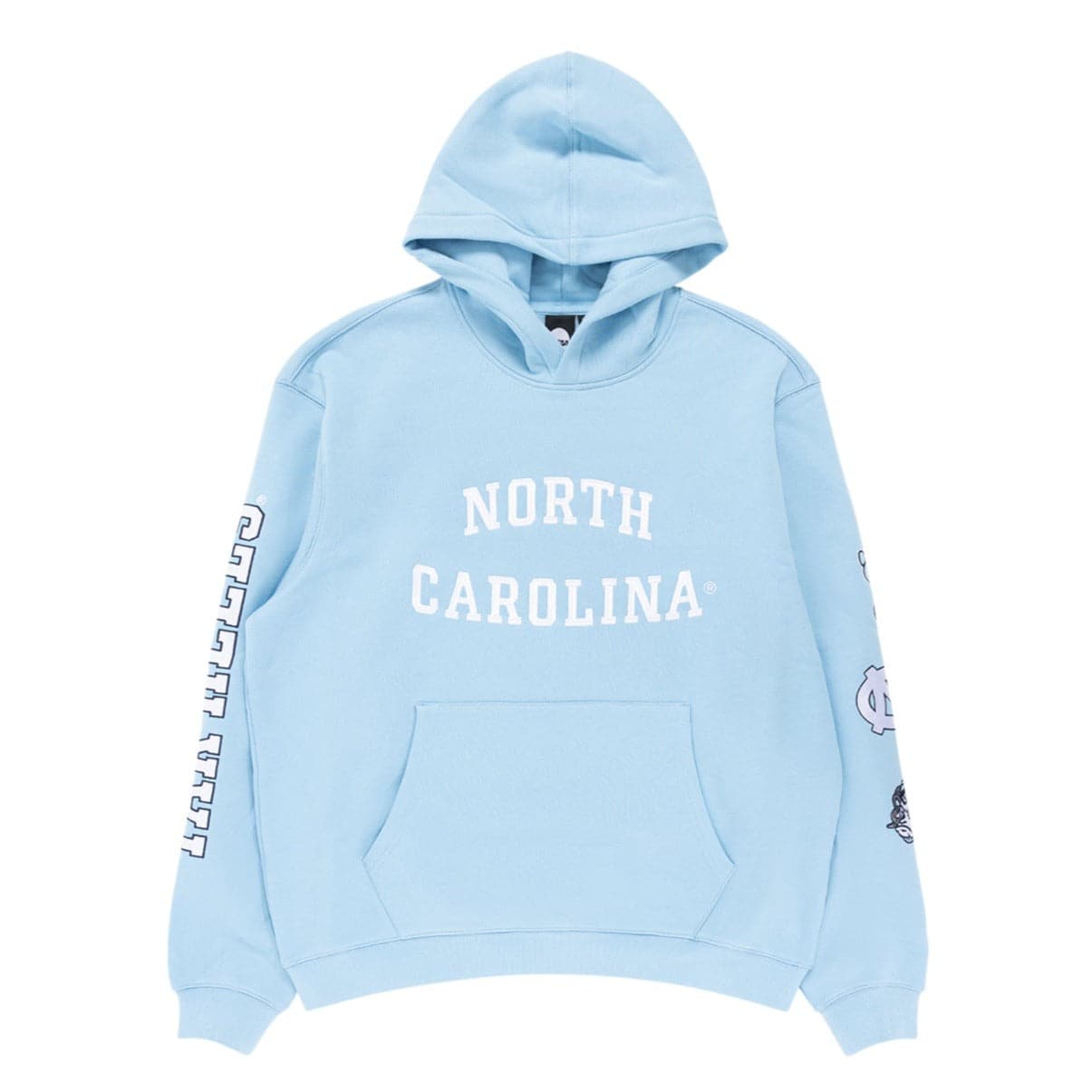 NCAA Branded Jumpers North Carolina Tar Heels NCAA Stamps Vintage Hoodie Jumper - Light Blue