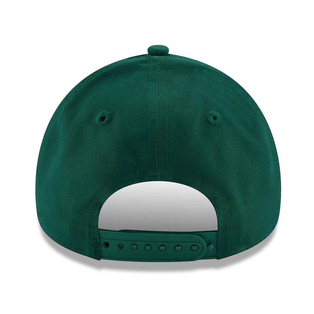 New Era Caps Oakland Athletics New Era MLB 89 World Series Patch 9FORTY A-Frame Curve Snapback Hat - Green