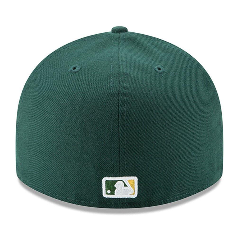 New Era Caps Oakland Athletics New Era MLB AC On-Field Road Low Profile 59FIFTY Fitted Hat - Green