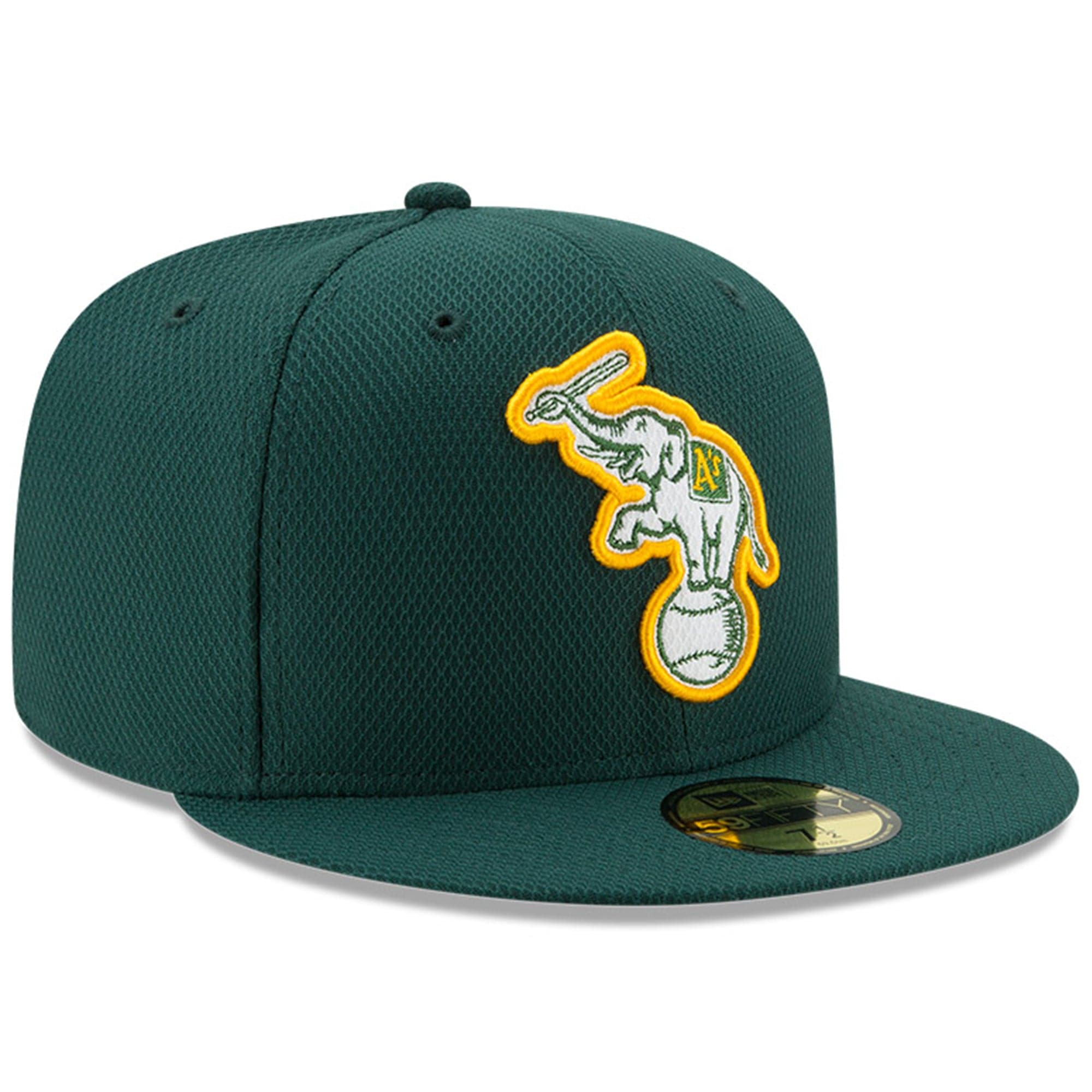 New Era Caps Oakland Athletics New Era MLB Alt Diamond Era Performance 59FIFTY Fitted Hat - Green