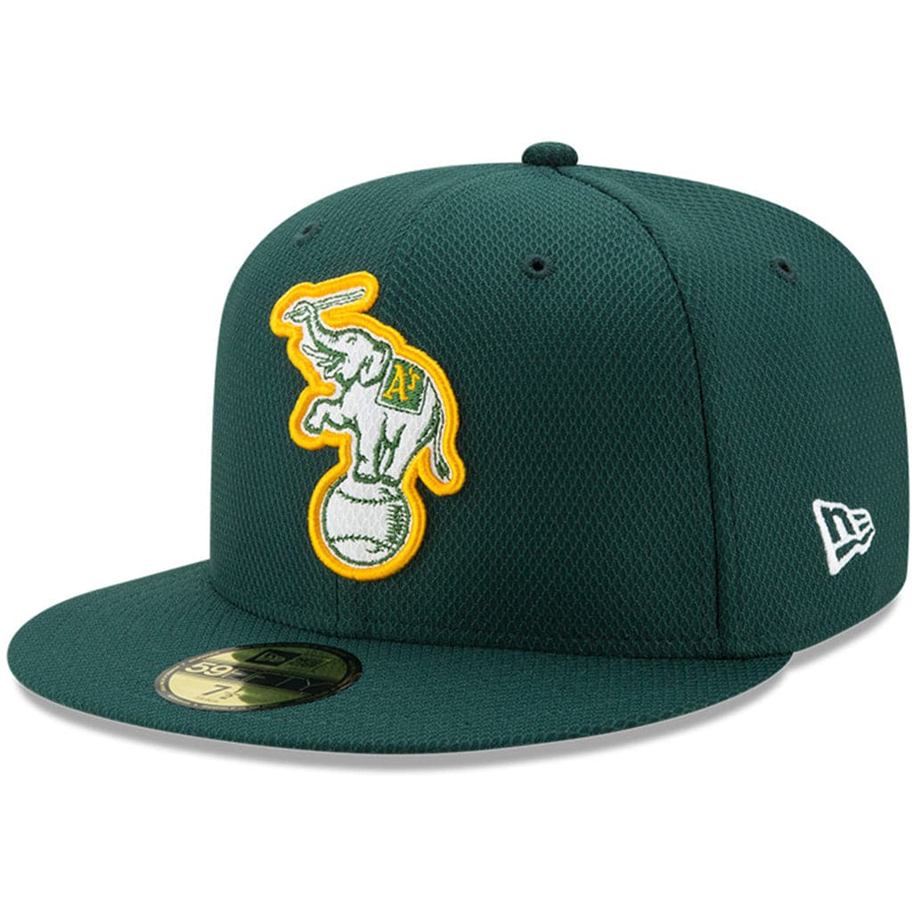 New Era Caps Oakland Athletics New Era MLB Alt Diamond Era Performance 59FIFTY Fitted Hat - Green