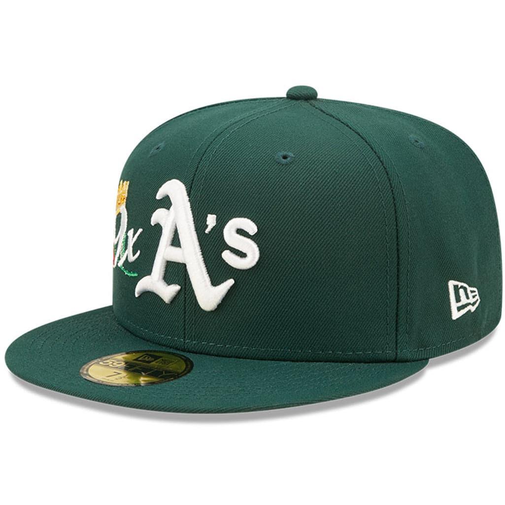 New Era Caps Oakland Athletics New Era MLB Crown Champs 59FIFTY Fitted Hat - Green