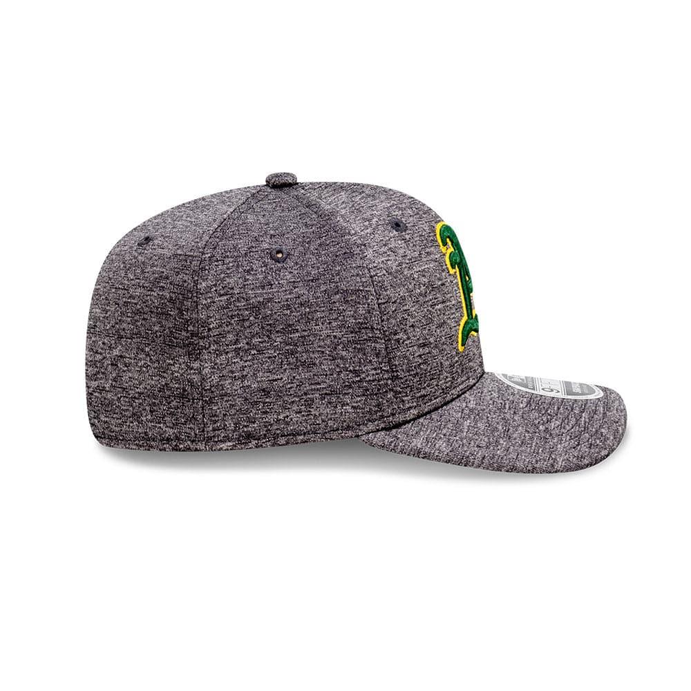 New Era Caps Oakland Athletics New Era MLB Shadow Tech 9FIFTY Pre-Curved Snapback Hat - Graphite