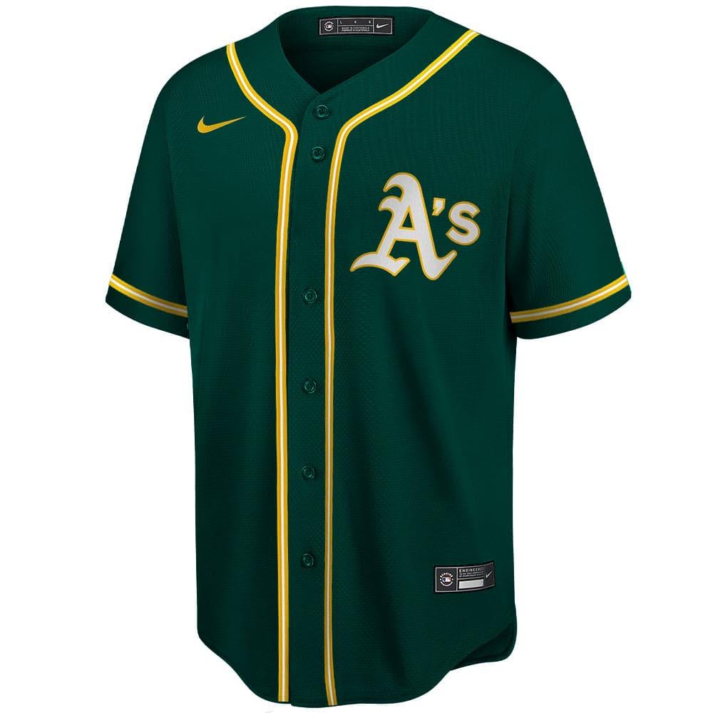 Nike Jerseys Oakland Athletics Nike MLB Alternate Replica Jersey - Green