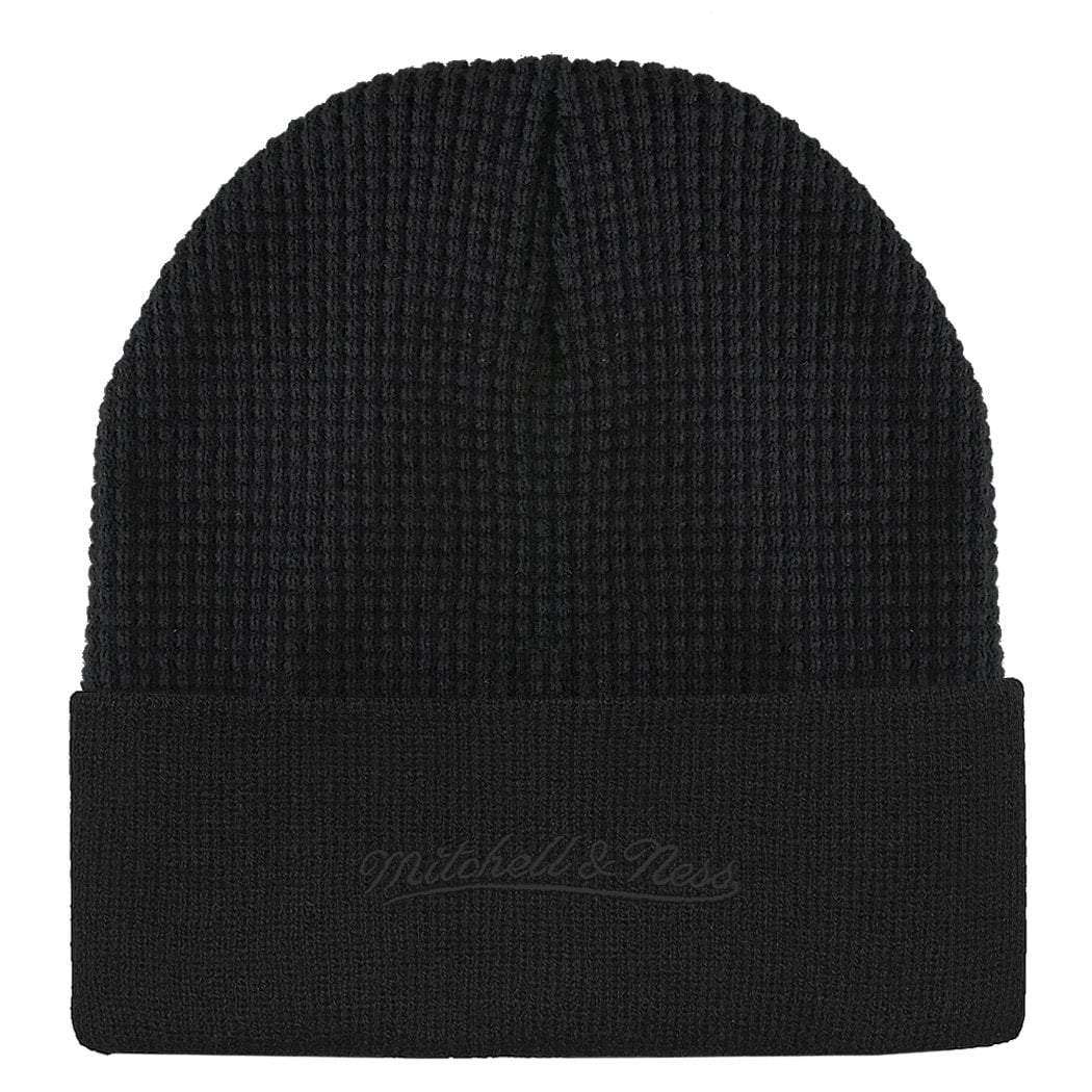 Mitchell And Ness Beanies Oakland Raiders Mitchell & Ness NFL Waffle Cuff Knit Beanie - Black