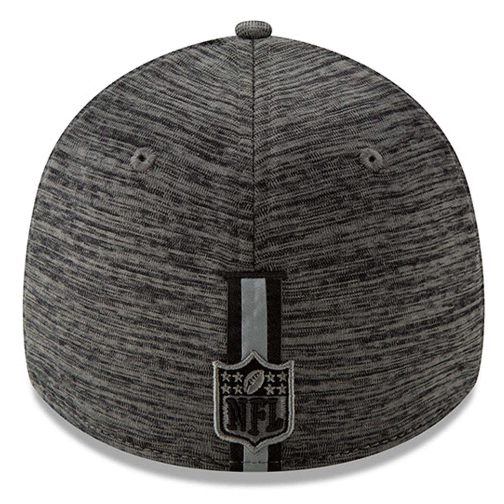 New Era Caps Oakland Raiders New Era 2019 NFL Training Camp 39THIRTY Stretch-Fit Hat - Graphite