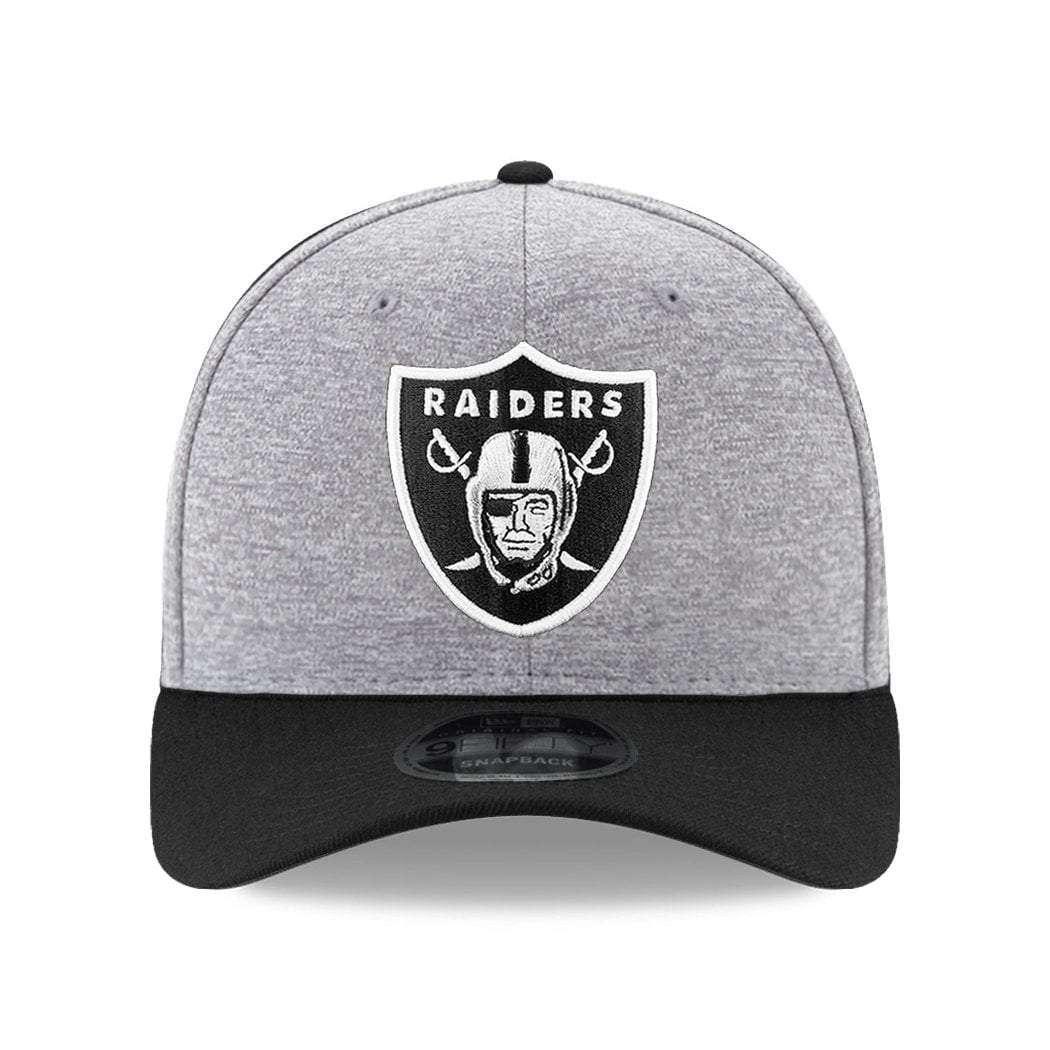 New Era Caps Oakland Raiders New Era NFL Double Shadow Pre-Curved 9FIFTY Snapback Hat