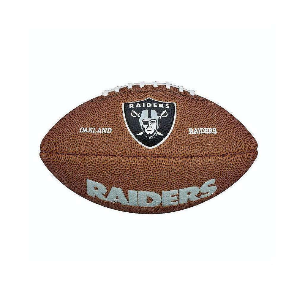 Wilson Sporting Goods Balls Oakland Raiders Wilson NFL Team Logo Mini Football Ball