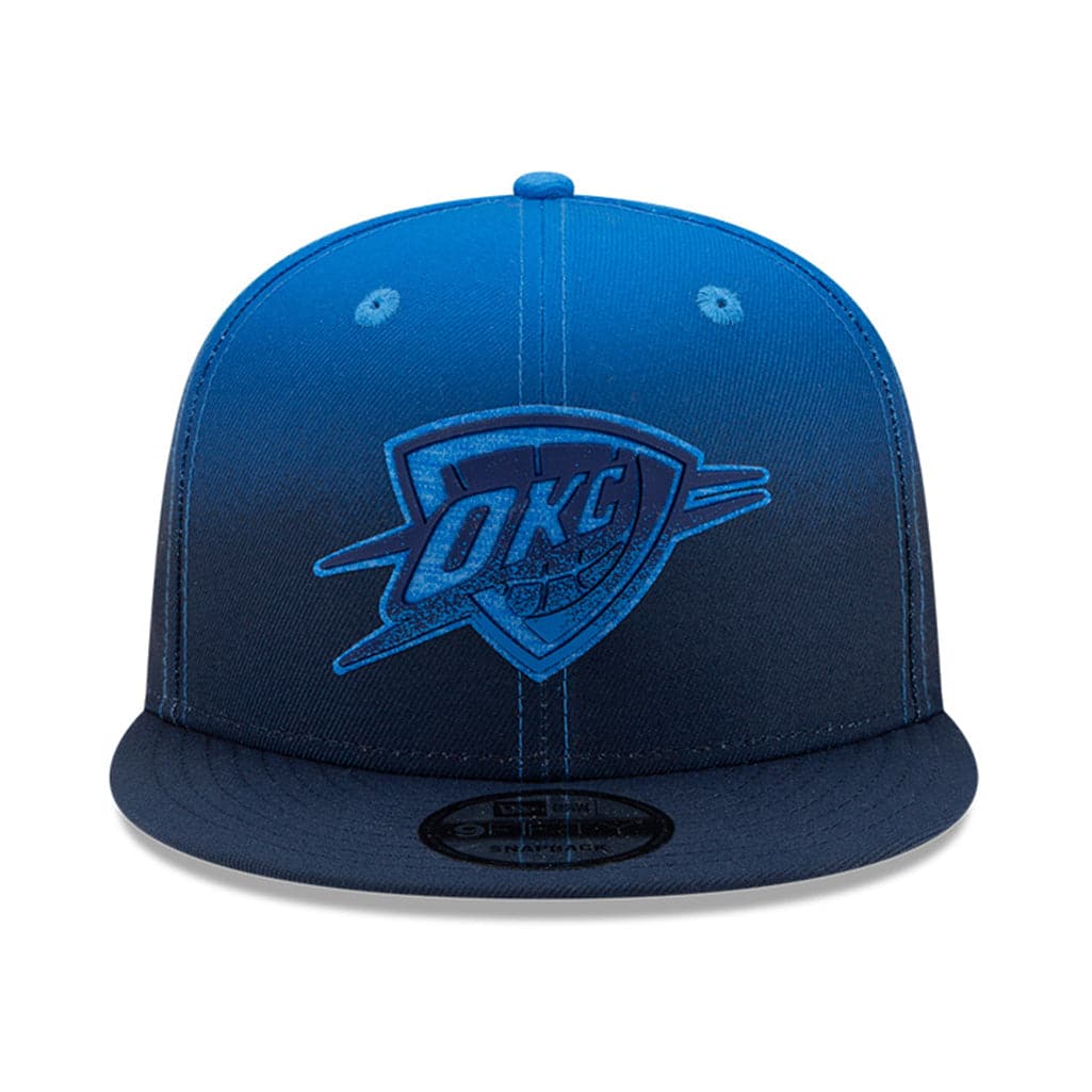 New Era Caps Oklahoma City Thunder New Era NBA 2021 Back Half 9FIFTY Snapback Hat - Blue